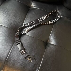 INFINITI Black Logo Lanyard